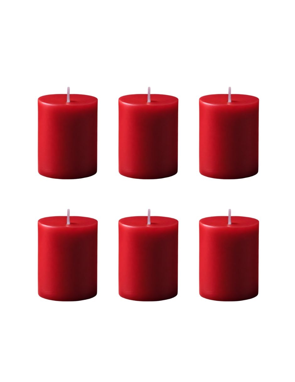 Set de velas votiva 6 piezas Set de velas votiva 6 piezas